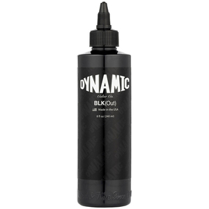 Dynamic BLKout 8 oz - 240 ml Tattoo ink BLO8OZ