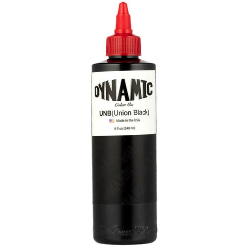 Dynamic Union Black 8oz - 240 ml Tattoo ink UBK8OZ