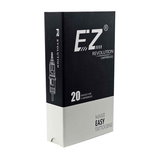 9RL 0.30 mm EZ Revolution Tattoo Cartridges – Round Liner for Strong, Saturated Outlines & High-Flow Linework