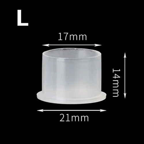 Large Tattoo Ink Cups with Base, 17mm, plastic
