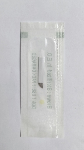 14F Microblading Blade with Plastic
