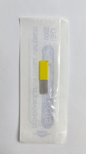 21RM Microblading Blade with Plastic
