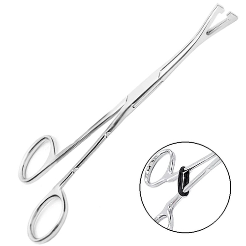 Slotted Triangular Head Forceps with  No Lock