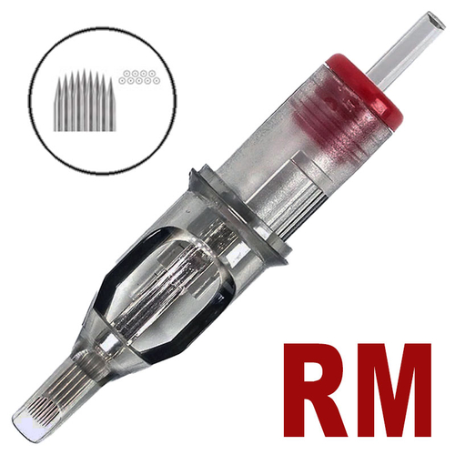 M1C (RM, MR, Round Magnum, Curved Magnum) Tattoo Cartridges Needles EZ Revolution Pins Shaders