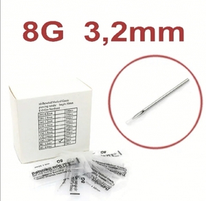 8g (3.2мм) piercing needle
