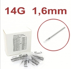 14g (1.6мм) piercing needle