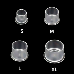 Tattoo Ink Cups with Base, plastic