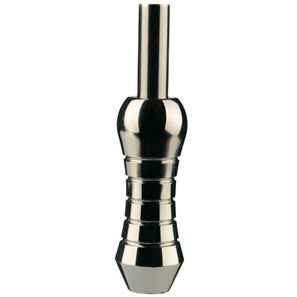 Tattoo Machine Grip With Backstem, Thin, Steel, 50mm x 18mm, for Classic Tattoo Needles