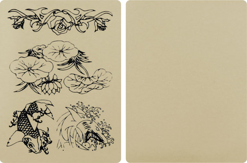 Имитация кожи с рисунком 20см*15см