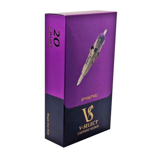 5RS 0.25 mm V-Select Tattoo Cartridges – Precision Round Shader Needles for Smooth Shading