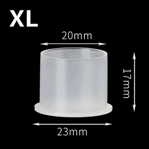 X-Large Tattoo Ink Cups with Base, 20mm, plastic