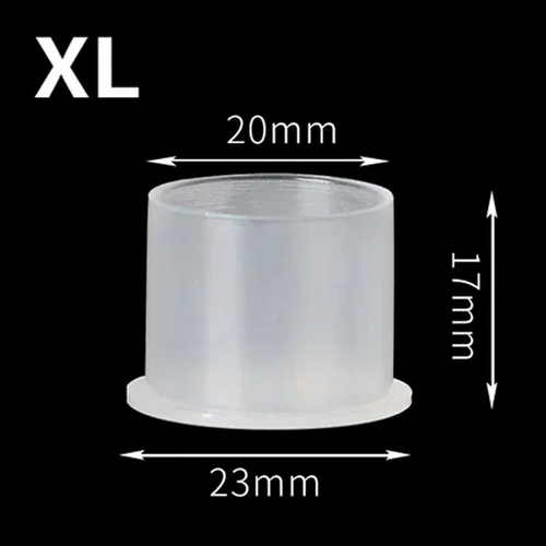 X-Large Tattoo Ink Cups with Base, 20mm, plastic